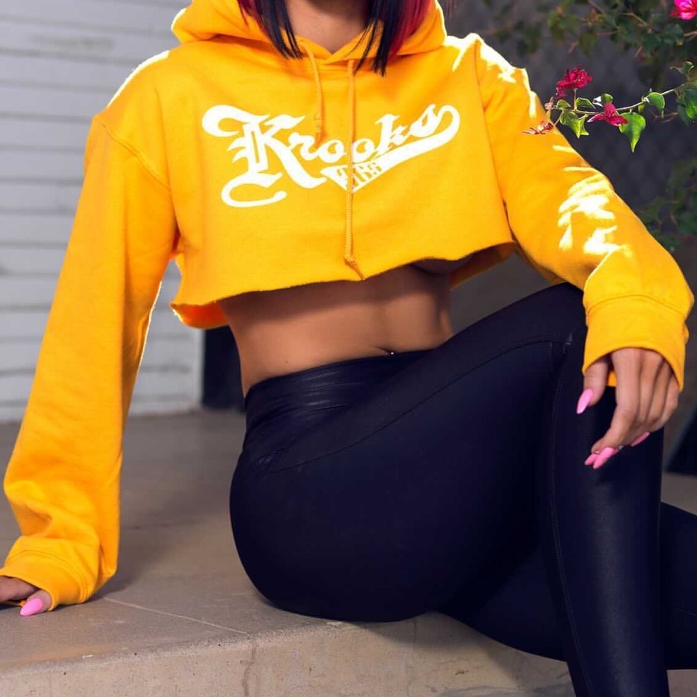 BRAND NEW KROOKS CROP HOODIE